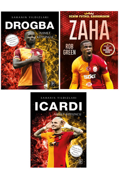 Parodi Yayınları Sahanın Yıldızları DROGBA - İCARDİ - ZAHA ( Büyük Poster Stc...