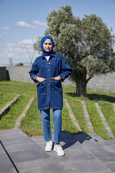 ENZİM JEANS Jachetă de denim de damă