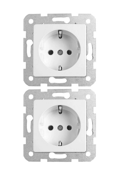 VİKO Viko Linnera Grounded Socket White (Frame Included)90440008 (2 Pieces)