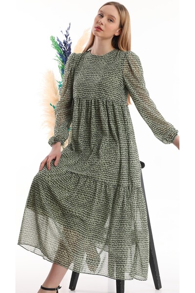 Miss Allos Rochie lungă, elegantă și confortabilă, cu model, căptușită