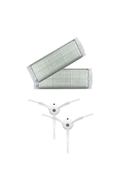 srfn ticaret Xiaomi Mop 2 Pro MJST1SHW - Σετ Hepa και πλαϊνής βούρτσας 4 τεμαχίων
