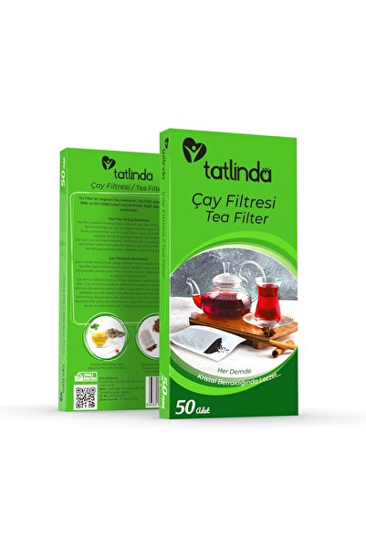 TATLİNDA 50 Lİ ÇAY FİLTRESİ 5 ADET (250 ADET ÇAY FİLTRESİ