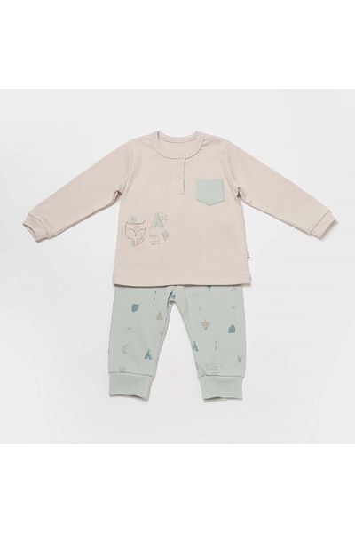 Biorganic Modal Happy Forest 2 Piece Baby Set 59781