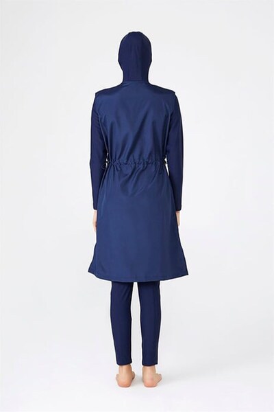 Adasea Жіночий купальник з лікрам і застібкою-блискавкою, повністю закритий, для плавання 2185