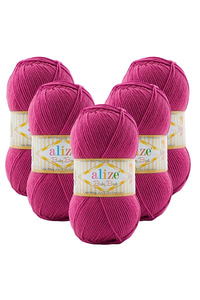Alize Baby Best 5 τεμαχίων 171 Φούξια πλεκτό νήμα