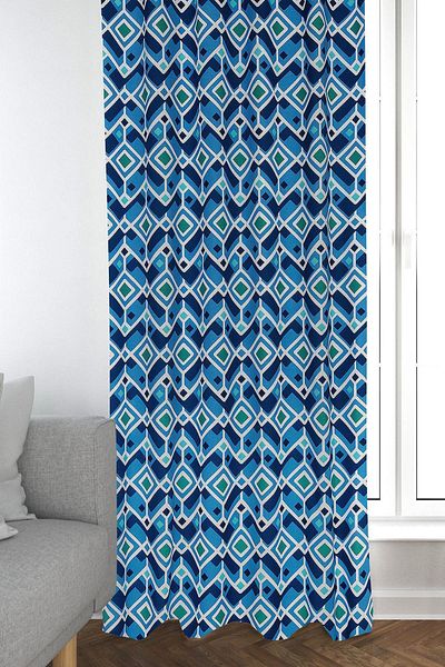 Melodie Fundal Cortina Bleumarin 140x260 O singură aripă