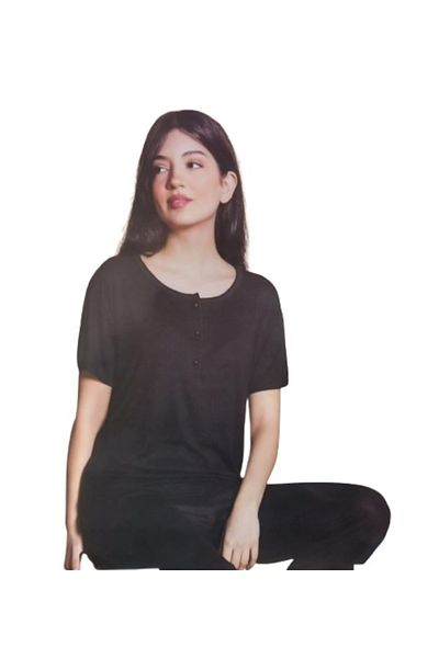 shefox Set de pijamale Sude Bamboo cu mânecă scurtă pentru damă
