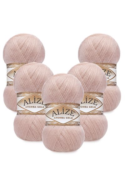 Alize Angora Gold 5 τεμαχίων 161 ροζ πλεκτό νήμα