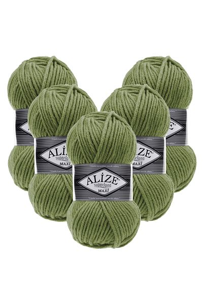 Alize Superlana Maxi 5-Piece 620 Hand Knitting Yarn