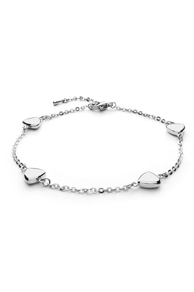 Energetix Heart Shaped Anklet with Elements