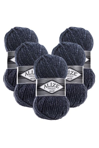 Alize Νήματα πλεξίματος χειρός Superlana Maxi 5 Pack 805