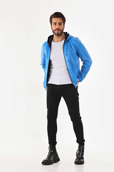 Metins Leather Erkek Çift Taraflı Deri Mont