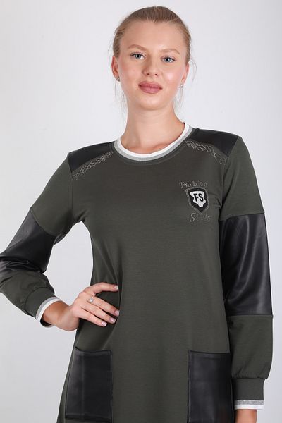 Wild Love Φόρεμα Hijab με Κέντημα και Πέτρα