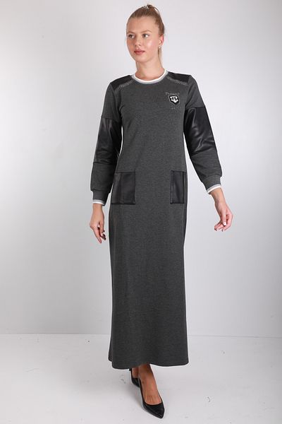 Wild Love Φόρεμα Hijab με Κέντημα και Πέτρα