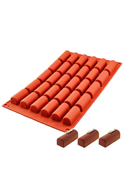 Getshopmini قالب الشوكولاتة البيضاوي المستطيل للخبز - الصابون والثلج والسيليكون GT401