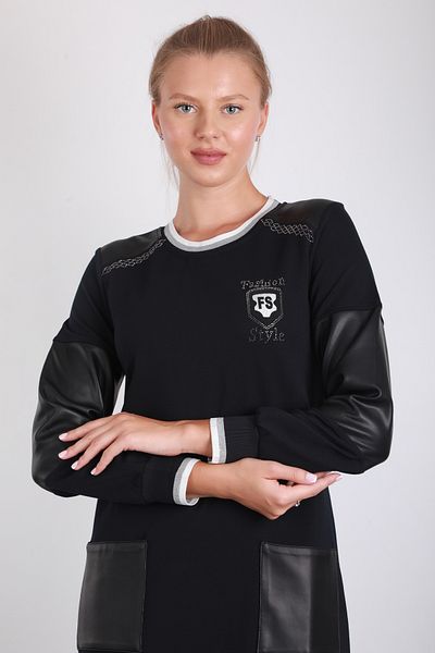 Wild Love Φόρεμα Hijab με Κέντημα και Πέτρα