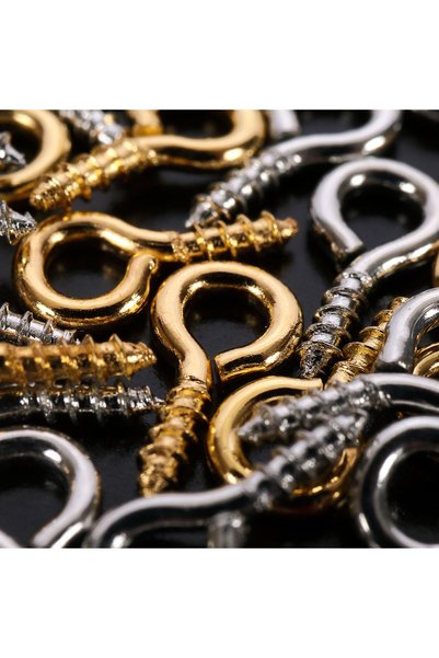 Getshopmini Epoxy Pendant Nail Jewelry Nail Pendant Screw Epoxy Keychain Nail Gold 1kg