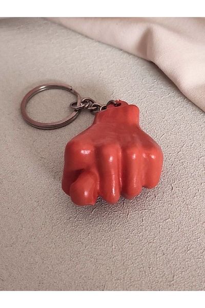 TÜKKAN ACCESSORİES Orange Nah Keychain - 46 Models