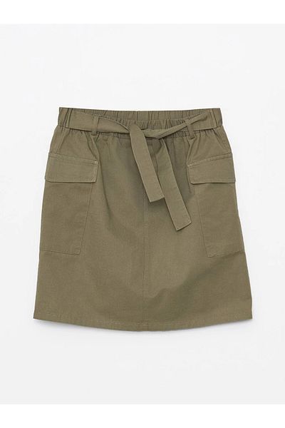 LC Waikiki LCW Παιδική ελαστική μέση κοριτσίστικη φούστα