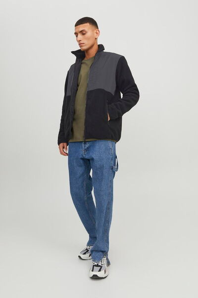 Jack & Jones Men's High Collar Fleece Jacket - Marvin -12235864 - BS