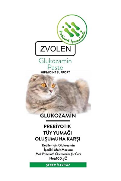 ZVOLEN Kedi Glukozamin Içerikli Malt Macun / Eklem Sağlığı Destekleyici Paste...