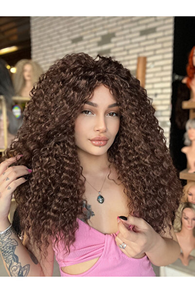 Suzan Peruk Afro Peruk Gerçek saç dokusunda Işıltılı Afro dalga peruk