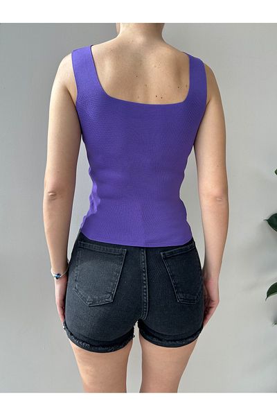 Jose Clothing Bluză de bază cu bretele cu gât pătrat
