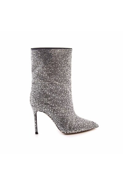 MOCASSINI Leather Women's Heeled Boots 66715