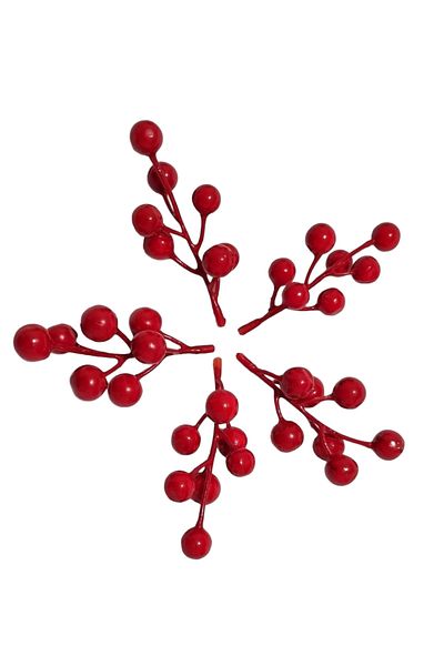 erdoğan hobi Christmas Ornament Artificial Coquina Flower Set of 5 10cm Flower Ornament Flowerpot Ornament Door Ornament Material