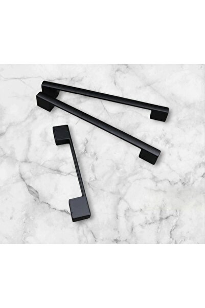NİCE WORKS 96-128 mm SİYAH METAL KÖPRÜ KULP DOLAP ÇEKMECE VESTİYER KULPU