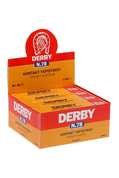Derby - N.78 Kontakt Tüp Yapıştırıcı 40g - 12 adet