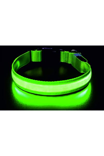 PatiCarni S Beden Ayarlanabilir Işıklı Köpek Tasması 3 Fonksiyon Ledli Flaşör...