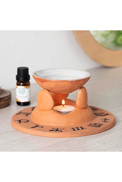 Mitr El Yapımı Burç Temalı Buhurdanlık (Özel Tasarım)