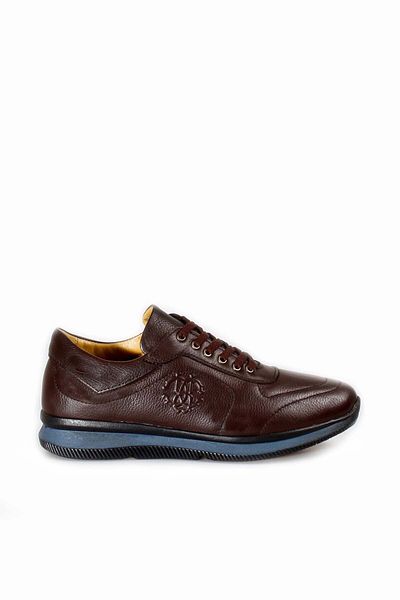 Ayakkabium Inside and Outside Natural Genuine Leather Brown Rubber Sole Men's Sports Sneaker Shoes EE15819131