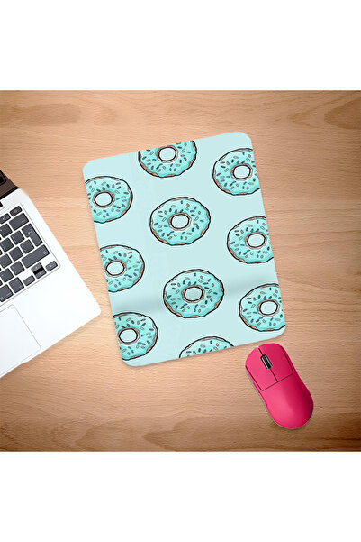 UcuruStore Μπλε Donat Mouse Pad με Στήριγμα Καρπού