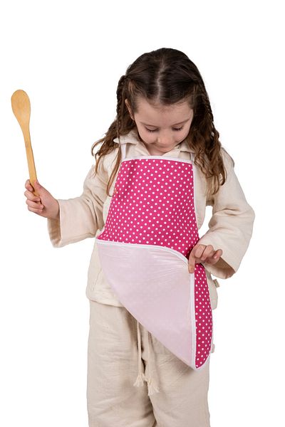 Morlay 2 Pieces of 2-8 Years Old Children's Bib for Activities, Suitable for Kindergarten and Nursery, and liquid-proof