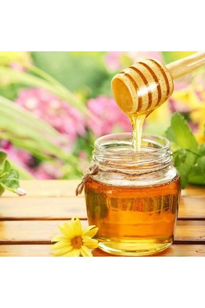 LOVYCO طقم ملاعق عسل مكون من قطعتين مصنوع يدويًا من خشب البقس الخشبي غير المطلي