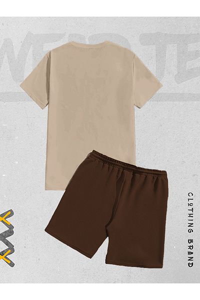 WEARTEX New Season 2-Piece XX Smile Printed Shorts T-shirt Set