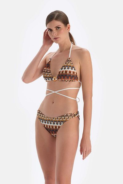 Dagi Braunes Bikinihöschen mit niedriger Taille