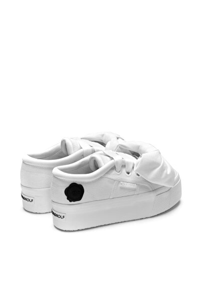 Superga 2790 Cotton Bow Viktor & Rolf Kadın Beyaz- Siyah Sneaker