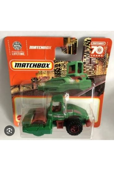 mattel Road Roller Matchbox 1:64 Ölçek