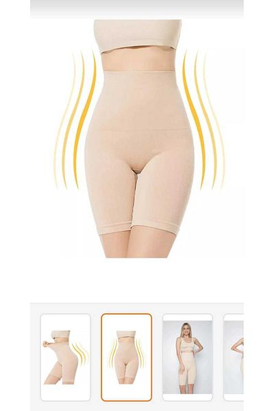 S&D ÇARŞİ 1 Size Women's Push Up Shorts Corset - Waist and Basen Shaper, Gathering