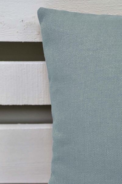 Melodie Linen Throw Pillow Cover Baby Blue 50x50 Cm