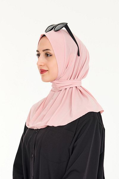 Sensu Γυναικείο Hijab Ready Snap Hijab Bonnet Shawl