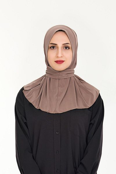Sensu Γυναικείο Hijab Ready Snap Hijab Bonnet Shawl