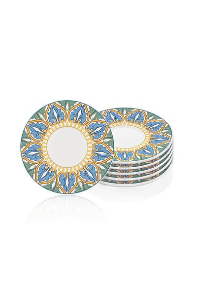 The Mia Limoncello Tea Plate Set of 6 13 Cm