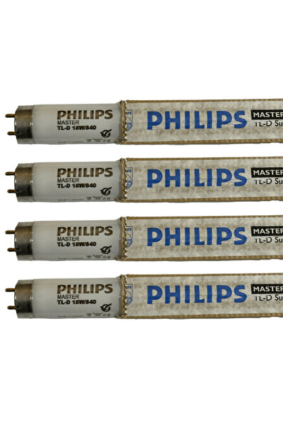 Philips Master TL-D 18W 840 4000K (Günışığı) G13 Duylu Floresan (4 Adet)