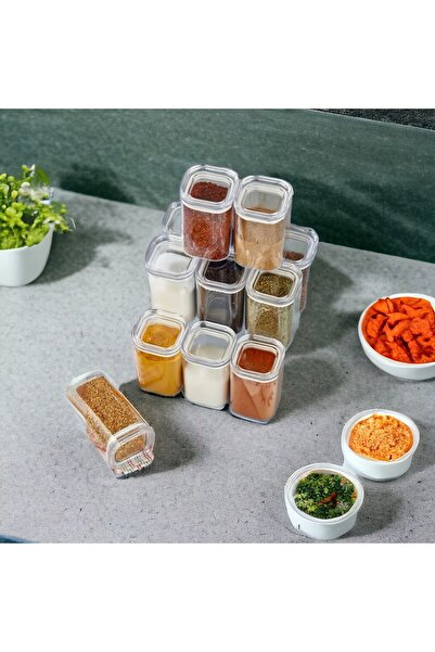 NY HOME 9 bucăți de suporturi pentru condimente cu etichete cadou și suport organizator