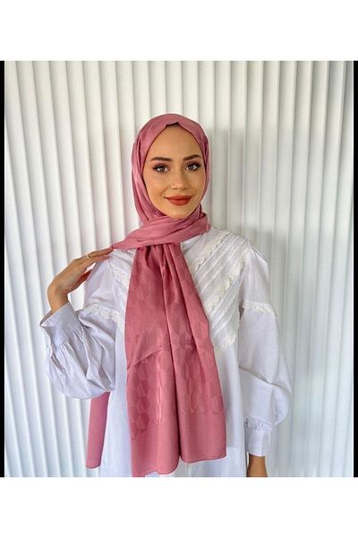 Misa Qubbe Model Pink Shawl
