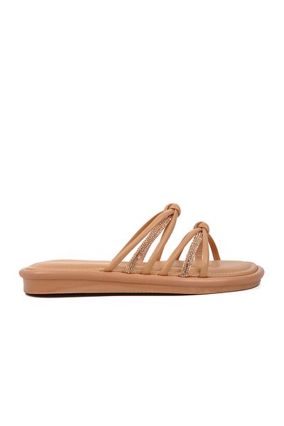 Pierre Cardin PC-5106 Beige Women's Slippers